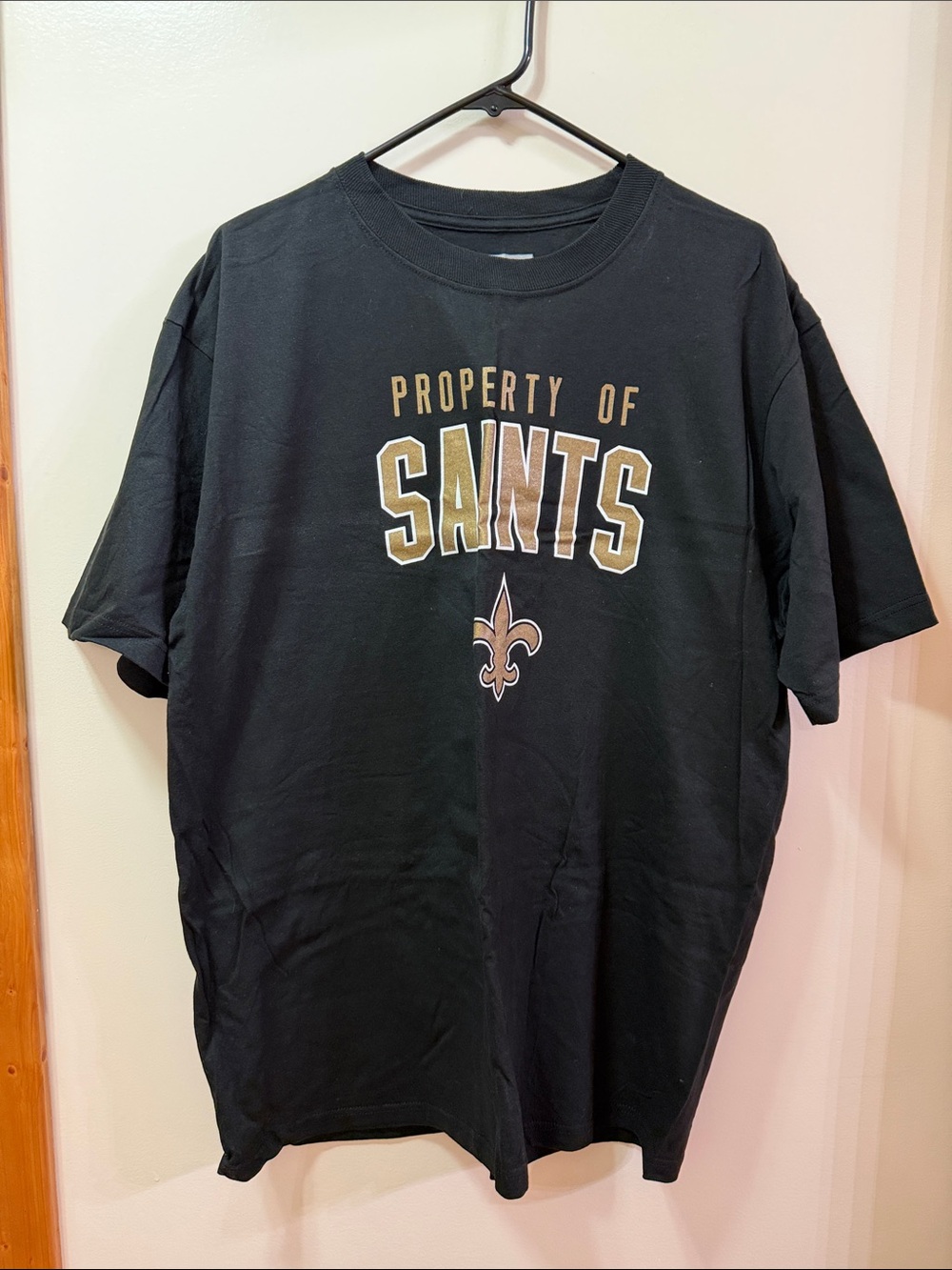 Reebok Fleur De Lis Men Saints T Shirt Size Large NWOT